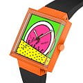 Swatch Swatch Square Bioceramic Standard SO34Z101 , наручные женские часы фото под углом