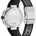 Citizen Citizen Attesa BU0066-11W, eco-drive япония мужские часы на браслете кожаный боковой вид