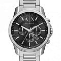 Armani Exchange Armani Exchange Banks AX1720  AX1720 кварцевые мужские часы антрацитовый циферблат, браслет нержавеющая сталь — вид спереди