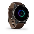Garmin Garmin Venu 2 Plus 010-02496-15 электронные мужские часы часы, крупный план  циферблат
