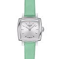 Tissot Tissot Lovely Summer Set T058.109.16.031.01 Lovely T0581091603101 кварцевые женские часы серебристый циферблат, браслет кожаный — вид спереди