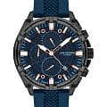 Lee Cooper Lee Cooper LC07545.699  LC07545.699 кварцевые мужские часы синий циферблат, браслет каучук — вид спереди