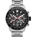 TAG Heuer TAG Heuer Carrera CBG2A10.BA0654  CBG2A10.BA0654 механические мужские часы черный циферблат, браслет нержавеющая сталь — вид спереди