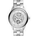 Fossil Fossil Bannon  BQ3649  BQ3649 механические женские часы серебристый циферблат, браслет нержавеющая сталь — вид спереди