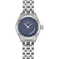 Hamilton Hamilton Jazzmaster Lady Quartz H32111140  H32111140 кварцевые женские часы синий циферблат, браслет нержавеющая сталь — вид спереди