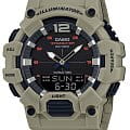 Casio Casio Collection HDC-700-3A3VEF  HDC-700-3A3VEF кварцевые мужские часы черный циферблат, браслет пластик — вид спереди