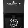Jacques Lemans 1-2205A мужские часы застежка крупным планом