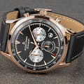 Jacques Lemans Jacques Lemans Retro Classic 1-2068E,  австрия мужские часы на браслете кожаный боковой вид