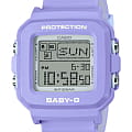 Casio Casio Baby-G BGD-10K-6DR (BGD-10K-6)  BGD-10K-6 электронные женские часы серый циферблат, браслет пластик — вид спереди