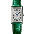 Longines Longines DolceVita L5.255.4.71.A  L5255471A кварцевые женские часы серебристый циферблат, браслет кожаный — вид спереди