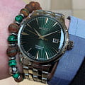 Seiko Seiko Presage SRPE15J1 - наручные мужские часы наручные часы в перспективе зеленый циферблат