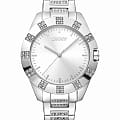 DKNY DKNY Park Ave Glitz DK1L019M0015  DK1L019M0015 кварцевые женские часы серебристый циферблат, браслет нержавеющая сталь — вид спереди