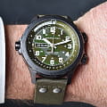 Hamilton Hamilton Khaki X-Wind Auto 45mm H77775960 механические мужские часы часы крупный план зеленый циферблата