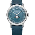 Raymond Weil Raymond Weil Millesime 2145-SCS-05511  2145-SCS-05511 механические женские часы синий циферблат, браслет кожаный — вид спереди