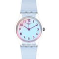 Swatch Swatch Lady LK396  LK396 кварцевые женские часы  голубой циферблат, браслет пластик — вид спереди