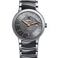 Rado Rado Centrix R30940132  R30940132 кварцевые женские часы серый циферблат, браслет сталь + высокотехнологичная плазменная керамика — вид спереди