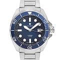 Wainer Wainer Sport WA.10921-B  WA.10921-B кварцевые мужские часы синий циферблат, браслет нержавеющая сталь — вид спереди