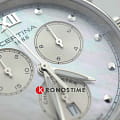 Certina Certina DS-8 Lady Chronograph C033.234.11.118.00 кварцевые женские часы часы, крупный план перламутровый циферблат