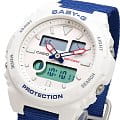 Casio Casio Baby-G BAX-125-2A, baby-g япония женские часы на браслете пластик боковой вид