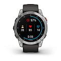 Garmin Garmin Epix (Gen 2) 010-02582-01 электронные мужские часы часы крупный план  циферблата