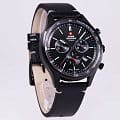 Swiss Military by Chrono Swiss Military by Chrono SM34081.10 кварцевые мужские часы часы, крупный план черный циферблат