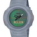 Casio Casio G-Shock AW-500MNT-8ADR (AW-500MNT-8A)  AW-500MNT-8A электронные мужские часы  циферблат, браслет пластик — вид спереди
