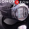 Casio Casio Collection W-734-1A мужские часы голубой циферблат на запястье