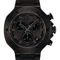 Tissot Tissot T-Race Powermatic 80 Т141.417.37.061.00 T Race T1414173706100 механические мужские часы черный циферблат, браслет силикон — вид спереди