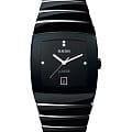 Rado Rado Sintra R13723709  R13723709 кварцевые мужские часы черный циферблат, браслет керамика — вид спереди