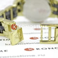 Anne Klein 1610BKGB женские часы застежка крупным планом