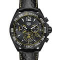 TAG Heuer TAG Heuer Formula 1 CAZ101AJ.FC6487  CAZ101AJ.FC6487 кварцевые мужские часы черный циферблат, браслет кожаный — вид спереди