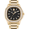 Philipp Plein Philipp Plein Plein Philipp PWTAA0623  PWTAA0623 кварцевые женские часы черный циферблат, браслет нержавеющая сталь с ip-покрытием — вид спереди