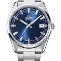 Orient Orient Classic Automatic RA-AC0R02L  RA-AC0R02L механические мужские часы синий циферблат, браслет нержавеющая сталь — вид спереди