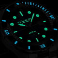Stuhrling Stuhrling Aquadiver 1005.02 мужские часы черный циферблат на запястье