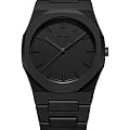 D1 Milano D1 Milano Polycarbon PCBJ10  PCBJ10 кварцевые мужские часы черный циферблат, браслет пластик — вид спереди