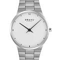 Obaku Obaku Serviet V305LXCWSC  V305LXCWSC кварцевые женские часы белый циферблат, браслет нержавеющая сталь — вид спереди