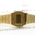 Casio Casio Illuminator LA690WEGA-9 illuminator японские женские часы на браслете сталь с ip покрытием боковой вид