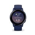 Garmin Garmin Vivoactive 5 010-02862-12 электронные мужские часы часы, крупный план  циферблат