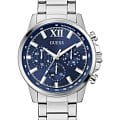 Guess Guess Sport GW0900G4  GW0900G4 кварцевые мужские часы синий циферблат, браслет нержавеющая сталь — вид спереди