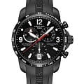 Certina Certina C001.639.17.057.00  C0016391705700 кварцевые мужские часы черный циферблат, браслет каучук — вид спереди