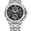 Maurice Lacroix Maurice Lacroix Aikon Chronograph AI1018-SS002-330-1  AI1018-SS002-330-1 кварцевые мужские часы черный циферблат, браслет нержавеющая сталь — вид спереди