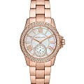 Michael Kors Michael Kors Everest MK7364  MK7364 кварцевые женские часы перламутровый циферблат, браслет нержавеющая сталь с pvd-покрытием — вид спереди