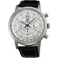 Orient Orient TV02004W (FTV02004W)  FTV02004W  мужские часы белый циферблат, браслет кожа + текстиль — вид спереди