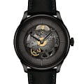Tissot Tissot Chemin des Tourelles Squelette T139.836.36.441.00 Chemin des Tourelles T1398363644100 механические мужские часы черный циферблат, браслет кожаный — вид спереди