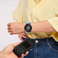 Swatch Swatch Big Bold BioCeramic Pay! SB03B112-5300 кварцевые мужские часы часы крупный план  циферблата