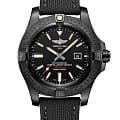 Breitling Breitling  Avenger Blackbird 44 V17310101B1W1  V17310101B1W1 механические мужские часы черный циферблат, браслет полиамидная ткань — вид спереди