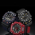 Casio GA-900-4AER мужские часы застежка крупным планом