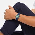 Оригинальные часы Swatch Swatch Gent Biosourced Standard SO28N403 кварцевые калибр механизма  общий вид