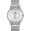 Swatch Swatch Skin SFM118M  SFM118M кварцевые женские часы серебристый циферблат, браслет нержавеющая сталь — вид спереди