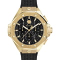 Philipp Plein Philipp Plein The Skull PWPSA0124  PWPSA0124 кварцевые женские часы черный циферблат, браслет силикон — вид спереди